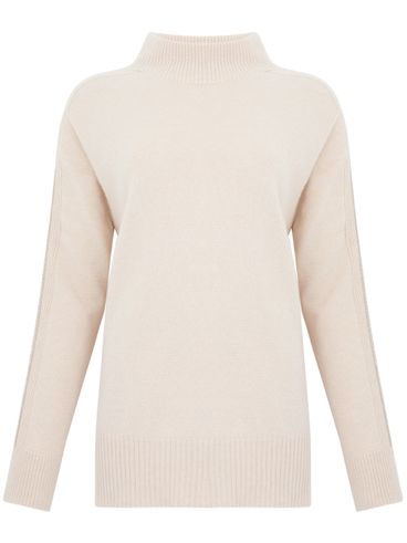 Cashmere and wool turtleneck sweater