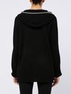 d exterior - Cashmere and wool hoodie sweater - 3