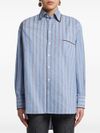 etro - Cotton shirt with jacquard effect - 5