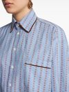 etro - Cotton shirt with jacquard effect - 6