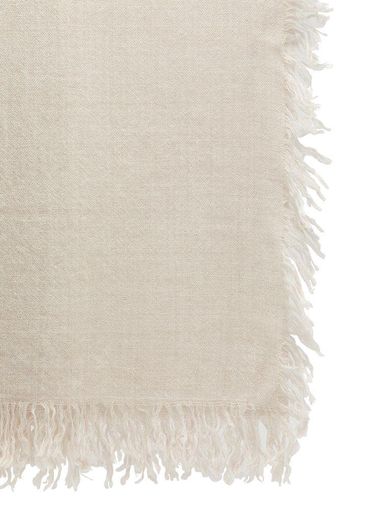 Shop Faliero Sarti Wool Lella M Scarf In Beige