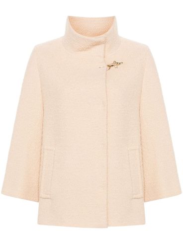 FAY - High collar wool cape