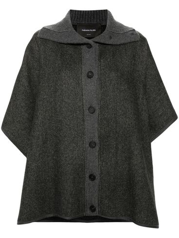 FABIANA FILIPPI - Wool cape with buttons