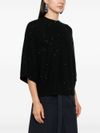 Lurex effect wool sweater