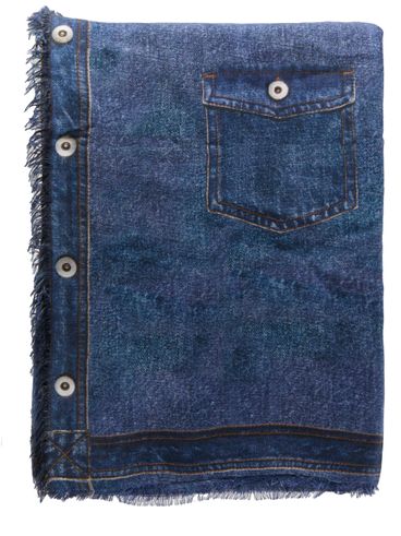 Sciarpa New Denim con stampa effetto jeans