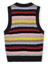 Striped wool vest