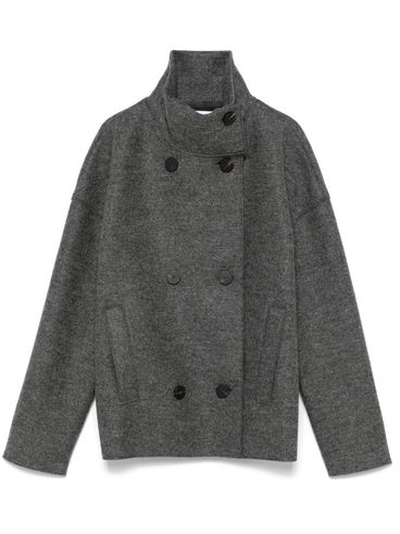 HARRIS WHARF LONDON - Cappotto corto in lana a collo alto