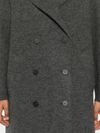 Long wool coat with vent