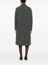 Long wool coat with vent