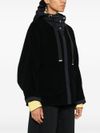 Wool jacket with hood