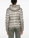 Short padded puffer coat with hood