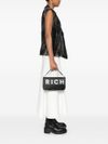 Calf leather Shoulder bag with logo print