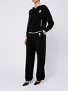 kenzo - Wide-leg sweatpants with flower print - 5