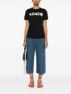 kenzo - Black cotton T-shirt with print - 2