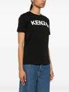 kenzo - Black cotton T-shirt with print - 4