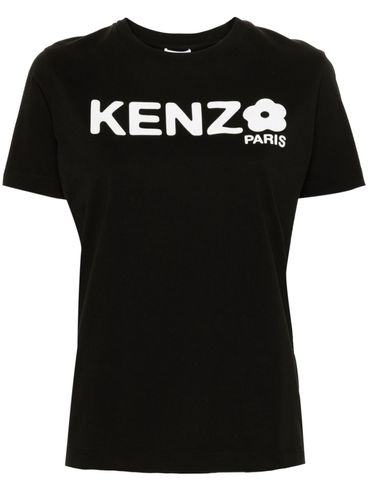 KENZO - Black cotton T-shirt with print