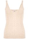 "Knitted wool top