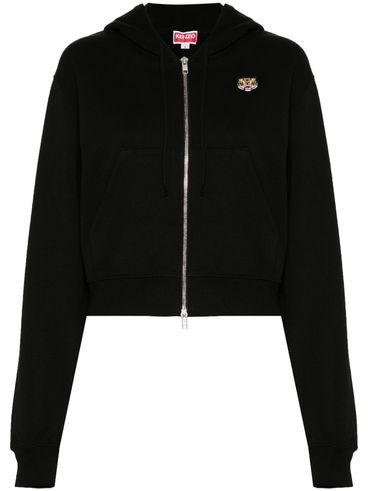 KENZO - Cropped cotton sweatshirt with logo