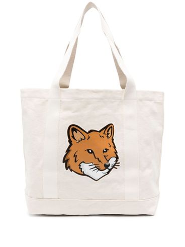 MAISON KITSUNÉ - Printed cotton tote bag