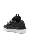 Sneakers Curb in cotone con lacci bianchi e neri