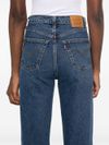 Ribcage high-waisted straight jeans