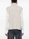 Megan high-neck wool vest