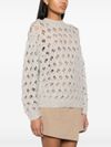 Aurelia-Ga sweater in perforated wool