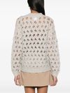 Aurelia-Ga sweater in perforated wool