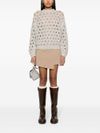 Aurelia-Ga sweater in perforated wool