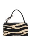 The Mini Dual Bag with zebra print