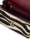 The Mini Dual Bag with zebra print