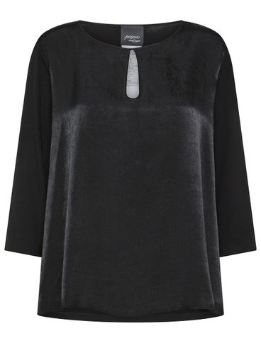 MARINA RINALDI - Blusa Angio in raso