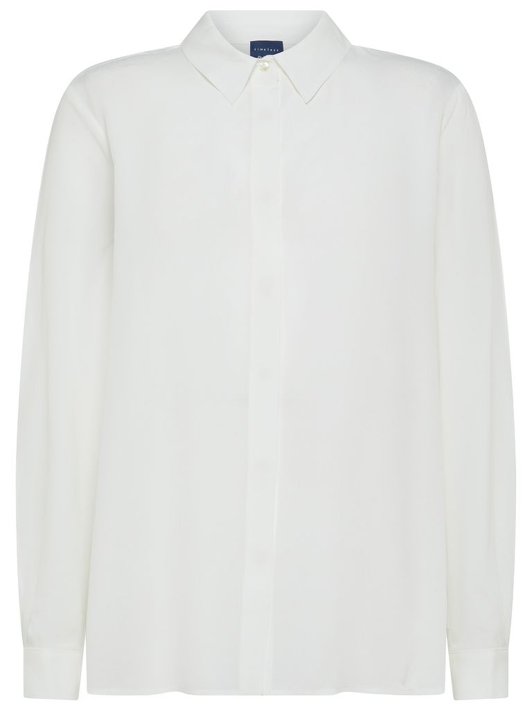 Shop Marina Rinaldi Betty White Silk Shirt