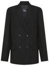 marina rinaldi - Gervaso fitted double-breasted blazer