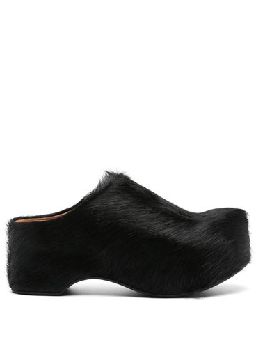 MARNI - Sabot Clogs in pelle spazzolata