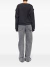 mm6 maison margiela - Felpa in cotone con ruches - 5