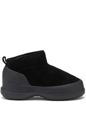 MOON BOOT - Black suede Luna ankle boots