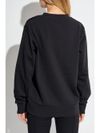 moncler - Cotton sweatshirt with rhinestones - 2