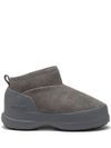 Grey suede Luna ankle boots