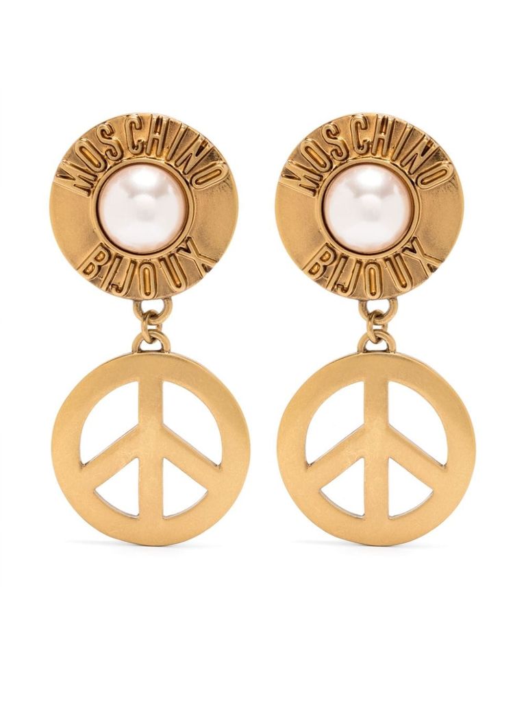 Moschino earrings discount