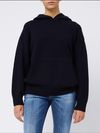 msgm - Maglione in lana e cashmere con cappuccio - 1