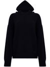 msgm - Wool and cashmere sweater with hood