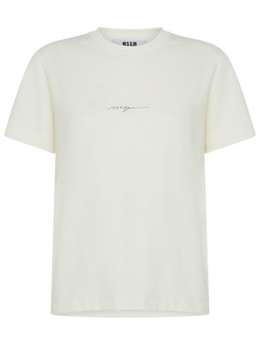 Cotton t-shirt with logo