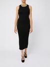 Long ribbed cotton dress