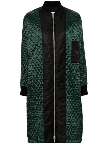 MM6 MAISON MARGIELA - Long quilted coat with zip