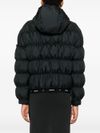 Short Medonte down jacket with ruffles