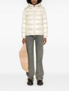 White Short Biron down jacket