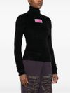 Slim-fit brushed-effect sweater