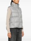 High-neck padded gilet