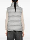 High-neck padded gilet